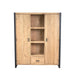 STARFURN Boekenkast Britt Mangohout Naturel 150cm-Boekenkasten-Starfurn