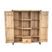 STARFURN Boekenkast Britt Mangohout Naturel 150cm-Boekenkasten-Starfurn