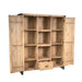 STARFURN Boekenkast Britt Mangohout Naturel 150cm-Boekenkasten-Starfurn