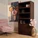 STARFURN Boekenkast Brussel Bruin 90 cm 90x45x200 cm-Boekenkasten-Starfurn