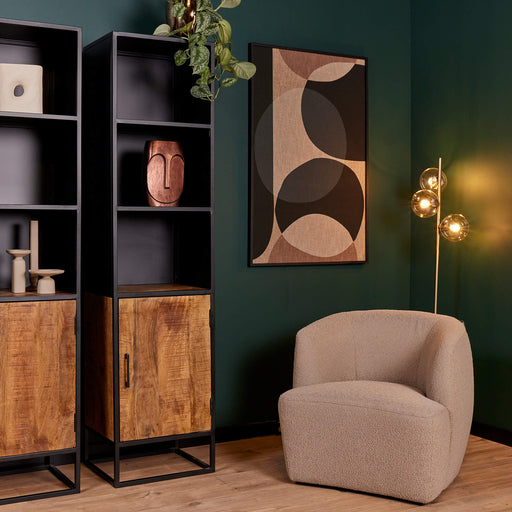 STARFURN Boekenkast Oakland 50 cm 50x40x200 cm-Boekenkasten-Starfurn