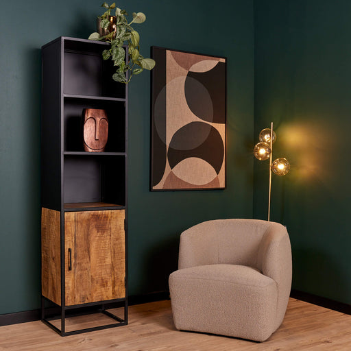 STARFURN Boekenkast Oakland 50 cm 50x40x200 cm-Boekenkasten-Starfurn