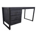 STARFURN Bureau Boaz Zwart 145x58x74 cm-Bureaus-Starfurn