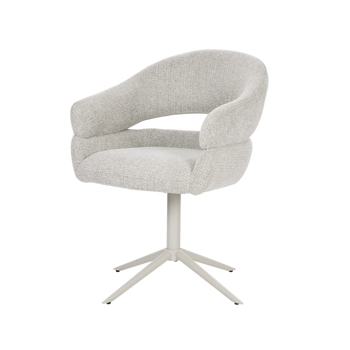 STARFURN Draaibare eetkamerstoel Lily Beige-Eetkamerstoelen-Starfurn