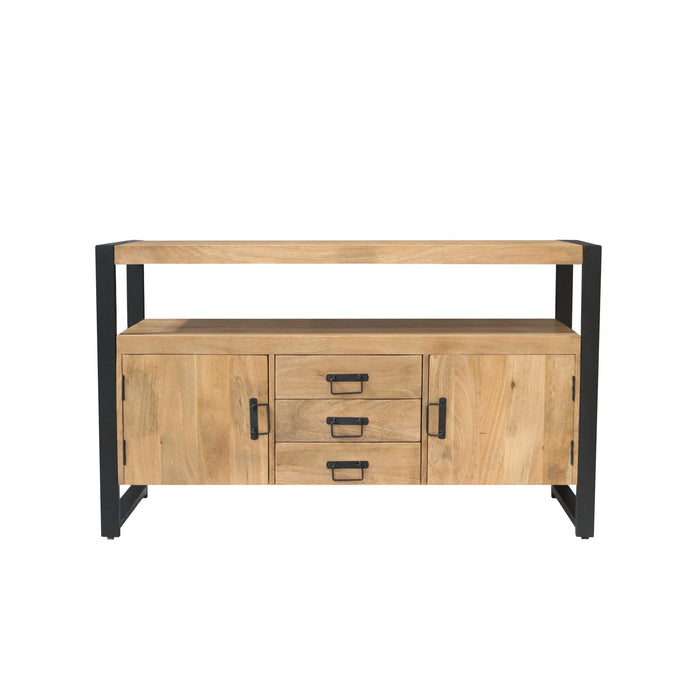 STARFURN Dressoir Britt Mangohout Naturel 135cm-Dressoirs-Starfurn