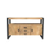 STARFURN Dressoir Britt Mangohout Naturel 135cm-Dressoirs-Starfurn
