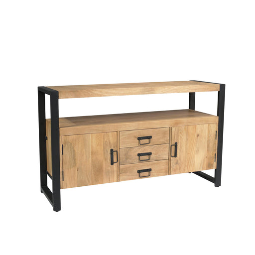 STARFURN Dressoir Britt Mangohout Naturel 135cm-Dressoirs-Starfurn