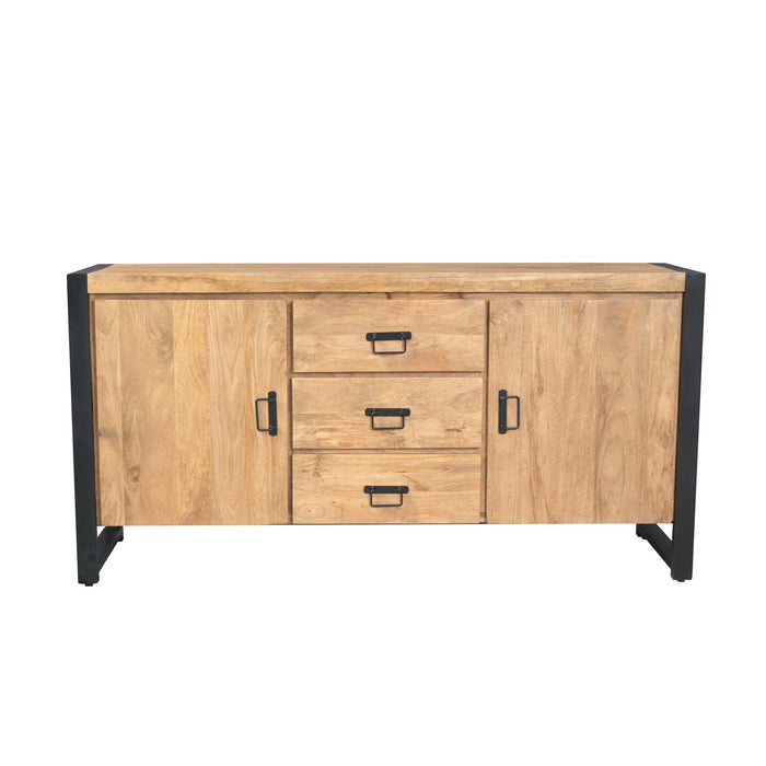 STARFURN Dressoir Britt Mangohout Naturel 160cm-Dressoirs-Starfurn