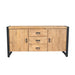 STARFURN Dressoir Britt Mangohout Naturel 160cm-Dressoirs-Starfurn
