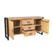 STARFURN Dressoir Britt Mangohout Naturel 160cm-Dressoirs-Starfurn
