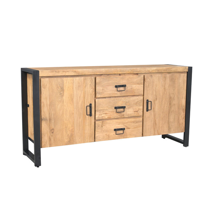 STARFURN Dressoir Britt Mangohout Naturel 160cm-Dressoirs-Starfurn