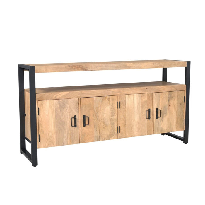 STARFURN Dressoir Britt Mangohout Naturel 175cm-Dressoirs-Starfurn