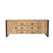 STARFURN Dressoir Britt Mangohout Naturel 200cm-Dressoirs-Starfurn