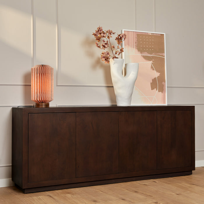 STARFURN Dressoir Brussel Bruin 200 cm 200x45x80 cm-Dressoirs-Starfurn