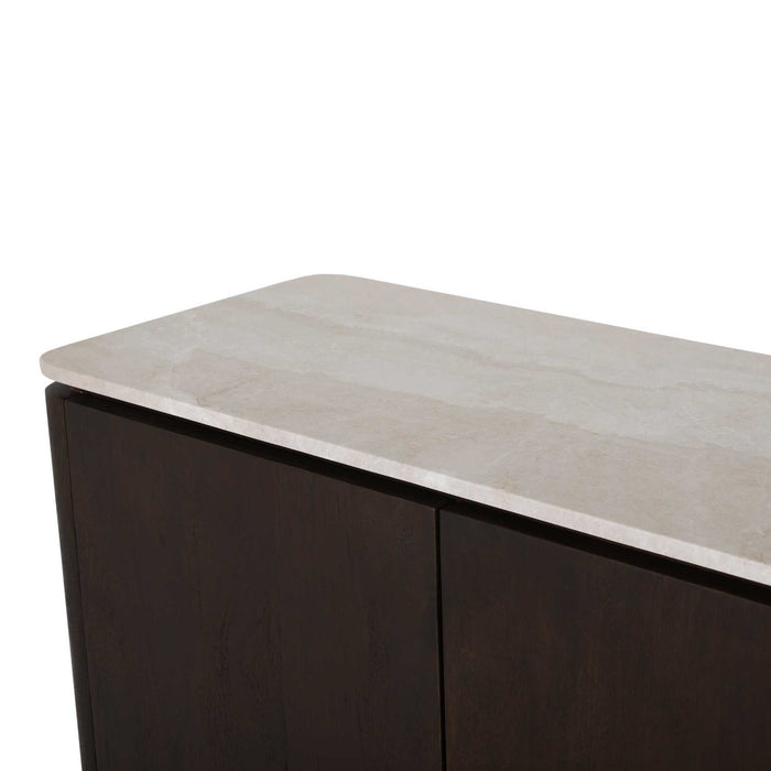 STARFURN Dressoir Dallas Bruin Mangohout 210 cm-Dressoirs-Starfurn