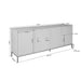 STARFURN Dressoir Madison Naturel 210 cm 210x45x85 cm-Dressoirs-Starfurn