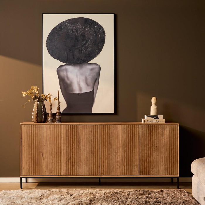 STARFURN Dressoir Madison Naturel 210 cm 210x45x85 cm-Dressoirs-Starfurn