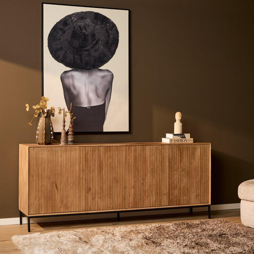 STARFURN Dressoir Madison Naturel 210 cm 210x45x85 cm-Dressoirs-Starfurn