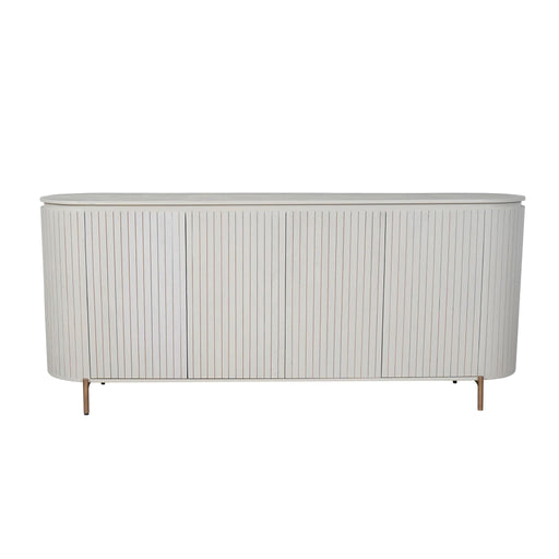 STARFURN Dressoir Solana Zand Mangohout 210 cm-Dressoirs-Starfurn