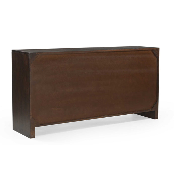 STARFURN Dressoir Zana Bruin Mangohout 160x40 cm-Dressoirs-Starfurn