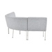 STARFURN Eetkamerbank Riff 200 cm element Beige 200x69x87 cm-Eetkamerbanken-Starfurn
