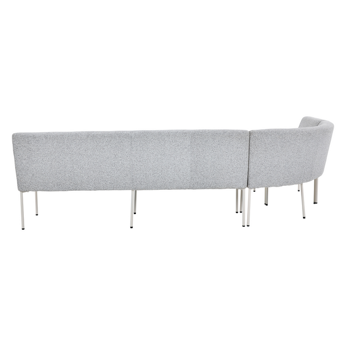 STARFURN Eetkamerbank Riff Hoek Beige 100x100x87 cm-Eetkamerbanken-Starfurn