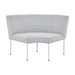 STARFURN Eetkamerbank Riff Hoek Beige 100x100x87 cm-Eetkamerbanken-Starfurn
