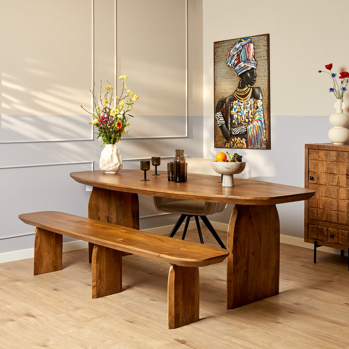 STARFURN Eetkamerbank Tense 280 cm 280x38x45 cm-Eetkamerbanken-Starfurn