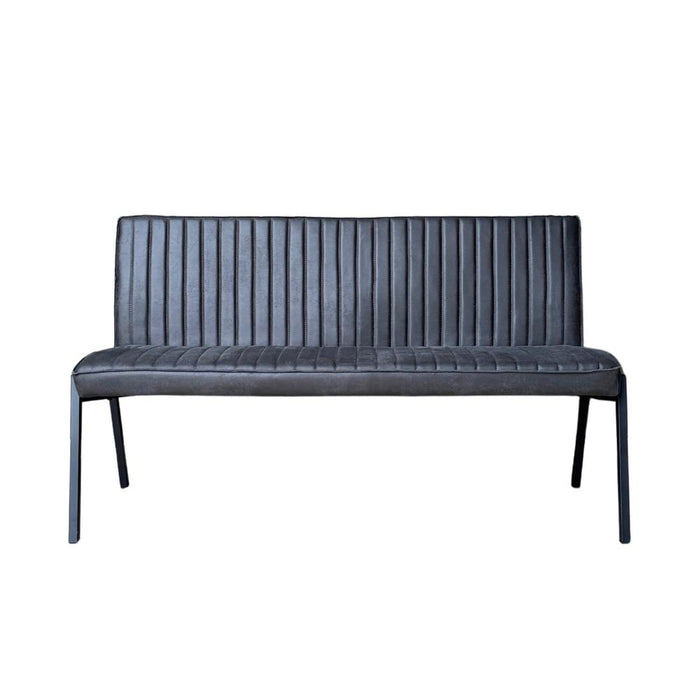 STARFURN Eetkamerbank Tivoli Bull 155 cm Antraciet 155x56x88 cm-Eetkamerbanken-Starfurn