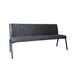 STARFURN Eetkamerbank Tivoli Bull 185 cm Antraciet 185x56x88 cm-Eetkamerbanken-Starfurn