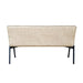 STARFURN Eetkamerbank Tivoli Bull 185 cm Beige 185x56x88 cm-Eetkamerbanken-Starfurn
