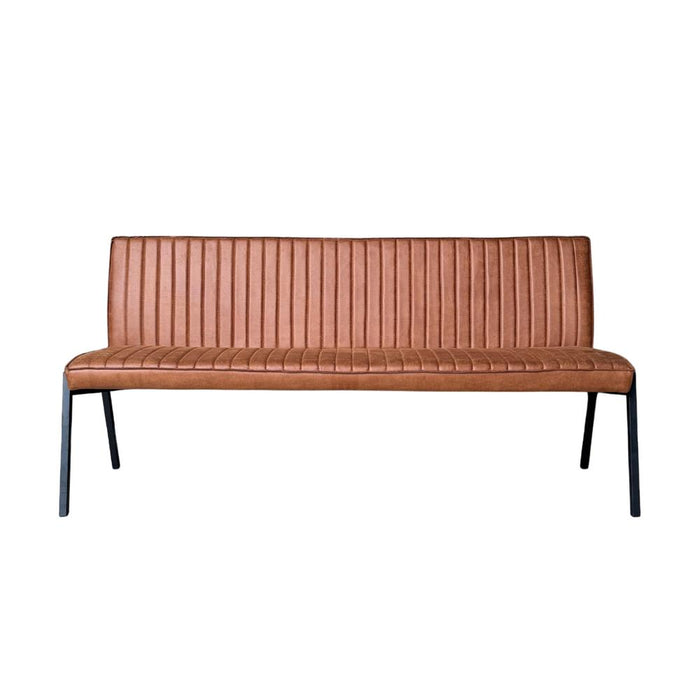 STARFURN Eetkamerbank Tivoli Bull 185 cm Cognac 185x56x88 cm-Eetkamerbanken-Starfurn