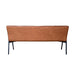 STARFURN Eetkamerbank Tivoli Bull 185 cm Cognac 185x56x88 cm-Eetkamerbanken-Starfurn