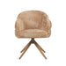 STARFURN Eetkamerstoel Bella Cinnamon Poot Bronze Met armleuning-Eetkamerstoelen-Starfurn