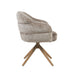 STARFURN Eetkamerstoel Bella Clay Poot Bronze Met armleuning 64x65x83 cm-Eetkamerstoelen-Starfurn