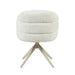 STARFURN Eetkamerstoel Bella Off Wit Poot Zand Met armleuning 64x65x83 cm-Eetkamerstoelen-Starfurn