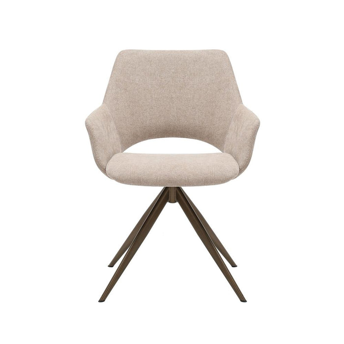 STARFURN Eetkamerstoel Daisy Beige 61x60x82 cm-Eetkamerstoelen-Starfurn
