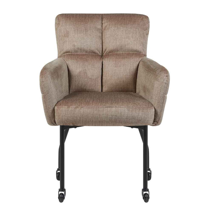 STARFURN Eetkamerstoel Dave met armleuning Taupe-Eetkamerstoelen-Starfurn