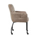 STARFURN Eetkamerstoel Dave met armleuning Taupe-Eetkamerstoelen-Starfurn