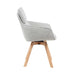 STARFURN Eetkamerstoel Eetkamerstoe Jona Taupe 59x64.5x91 cm-Eetkamerstoelen-Starfurn