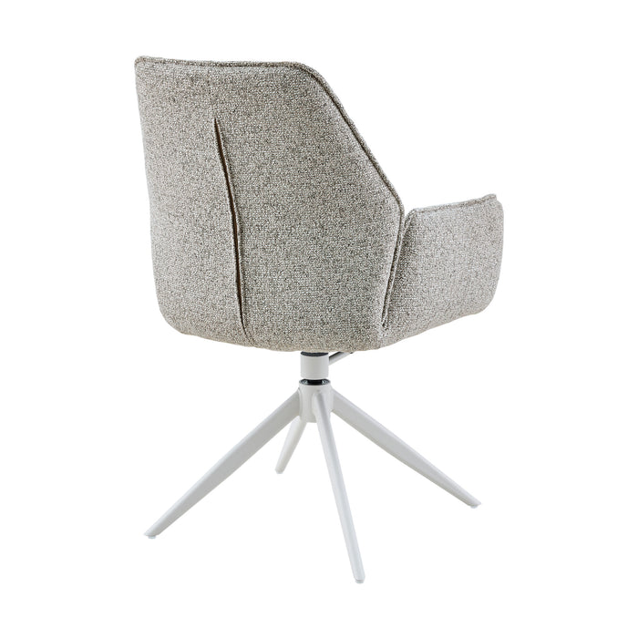STARFURN Eetkamerstoel Hera Beige Met armleuning 63x63x83 cm-Eetkamerstoelen-Starfurn