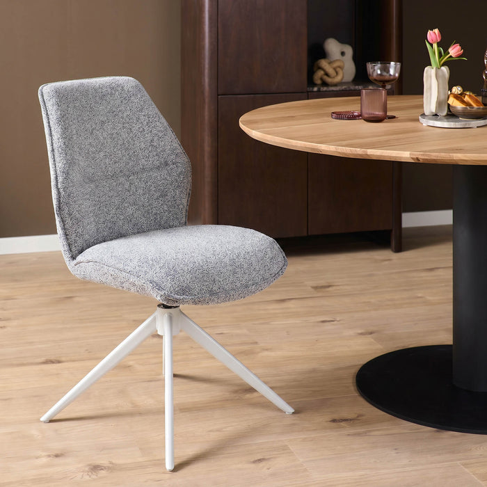 STARFURN Eetkamerstoel Hera Grijs 63x63x83 cm-Eetkamerstoelen-Starfurn