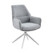 STARFURN Eetkamerstoel Hera Grijs Met armleuning 63x63x83 cm-Eetkamerstoelen-Starfurn