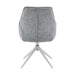 STARFURN Eetkamerstoel Hera Grijs Met armleuning 63x63x83 cm-Eetkamerstoelen-Starfurn