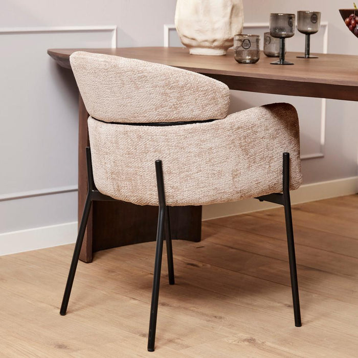 STARFURN Eetkamerstoel Otis Beige 57x60.5x85 cm-Eetkamerstoelen-Starfurn