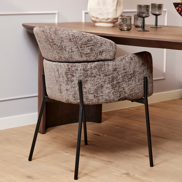 STARFURN Eetkamerstoel Otis Grijs 57x60.5x85 cm-Eetkamerstoelen-Starfurn