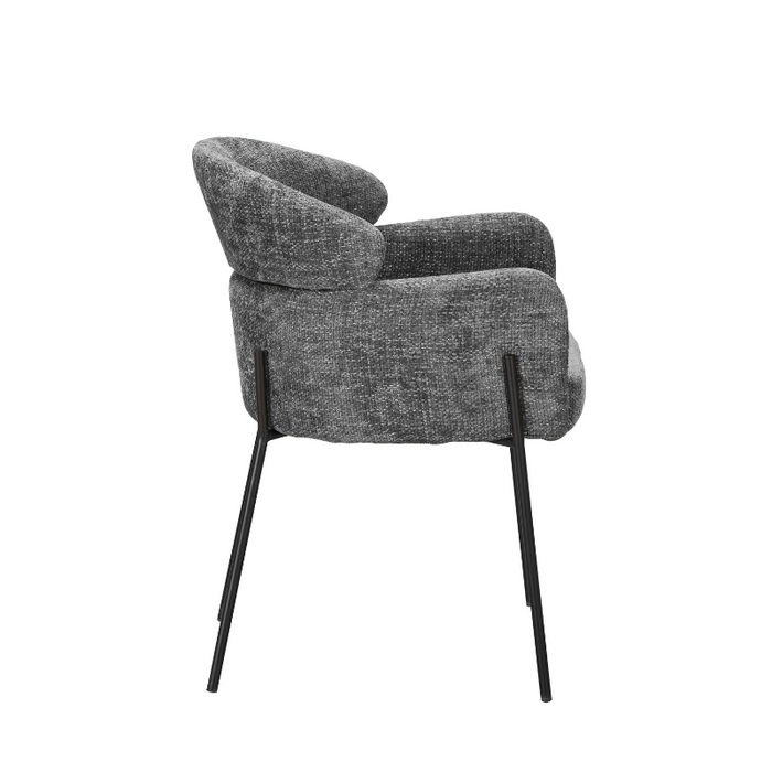 STARFURN Eetkamerstoel Otis Grijs 57x60.5x85 cm-Eetkamerstoelen-Starfurn