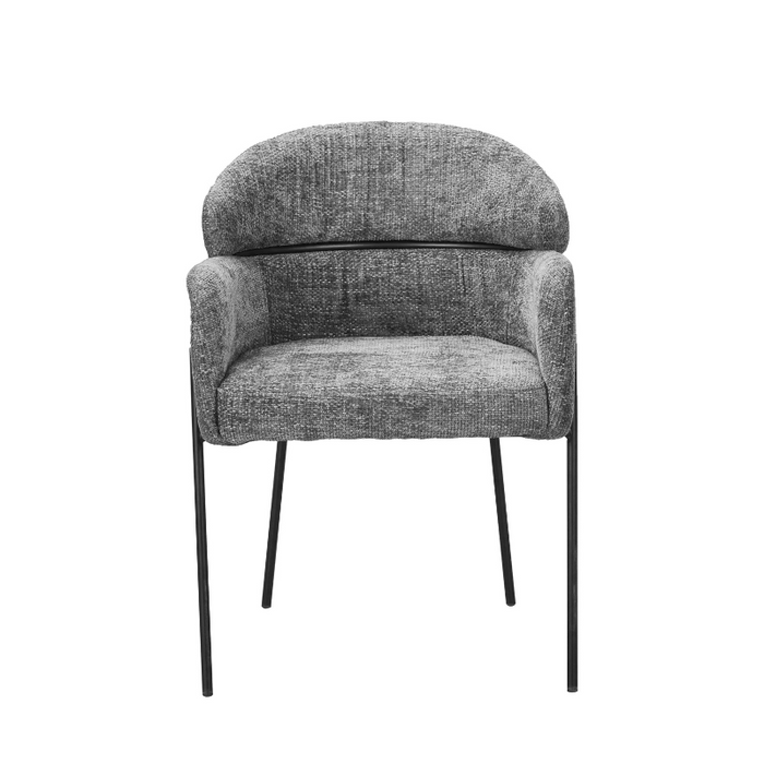 STARFURN Eetkamerstoel Otis Grijs 57x60.5x85 cm-Eetkamerstoelen-Starfurn