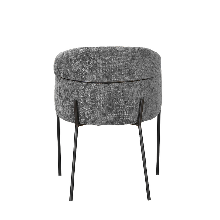 STARFURN Eetkamerstoel Otis Grijs 57x60.5x85 cm-Eetkamerstoelen-Starfurn