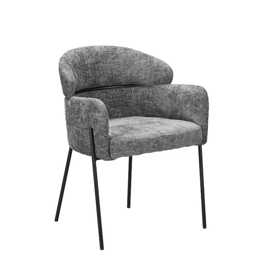 STARFURN Eetkamerstoel Otis Grijs 57x60.5x85 cm-Eetkamerstoelen-Starfurn